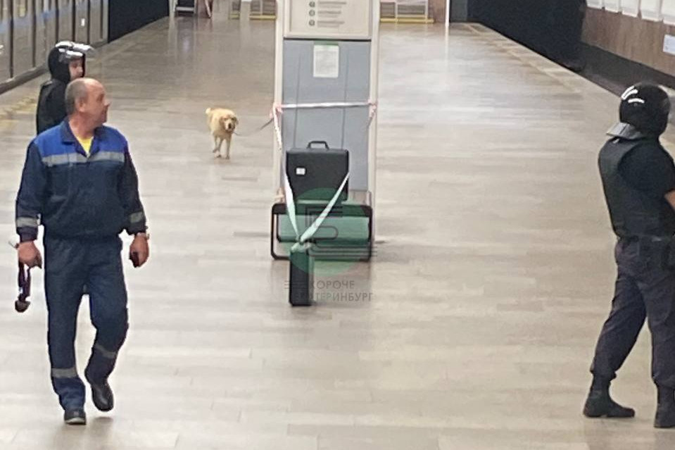 «Ходят люди в форме и собака». В Екатеринбурге вновь перекрыли станцию метро