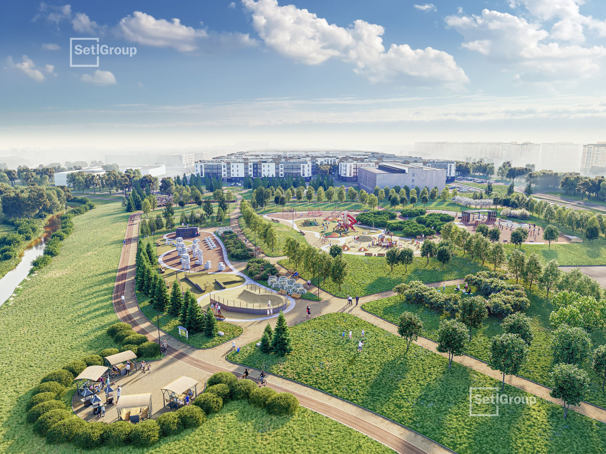 Setl Group строит 2 корпус Univer City в Пушкинском районе - 13 марта 2024  - ФОНТАНКА.ру