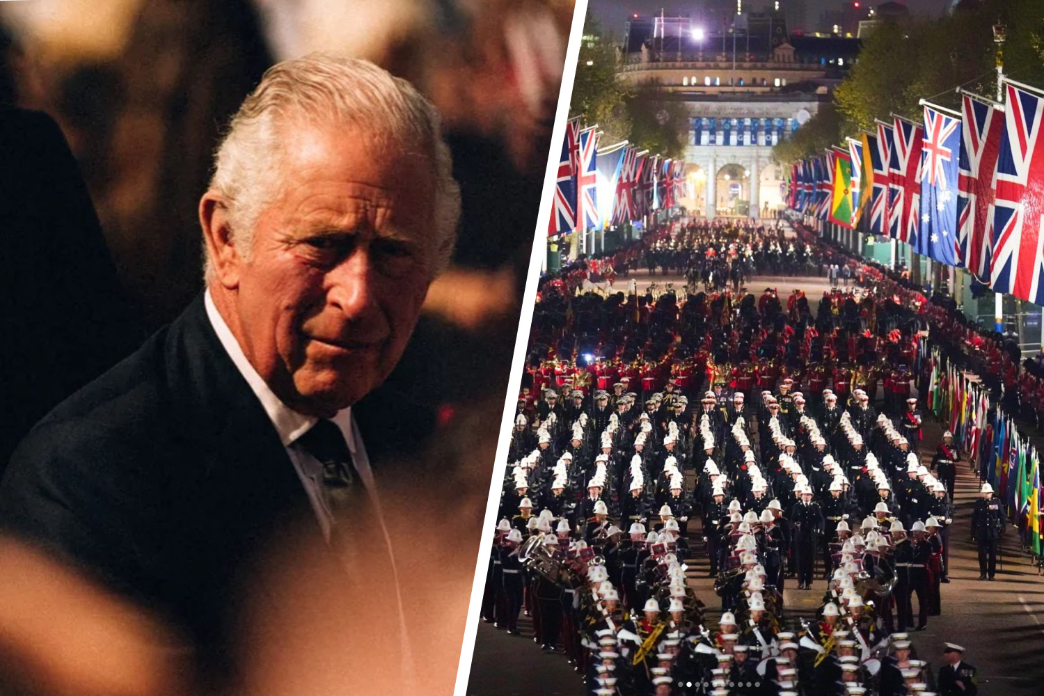 2-килограммовая корона, парад и тысячи людей у Букингемского дворца. В Британии короновали Карла III