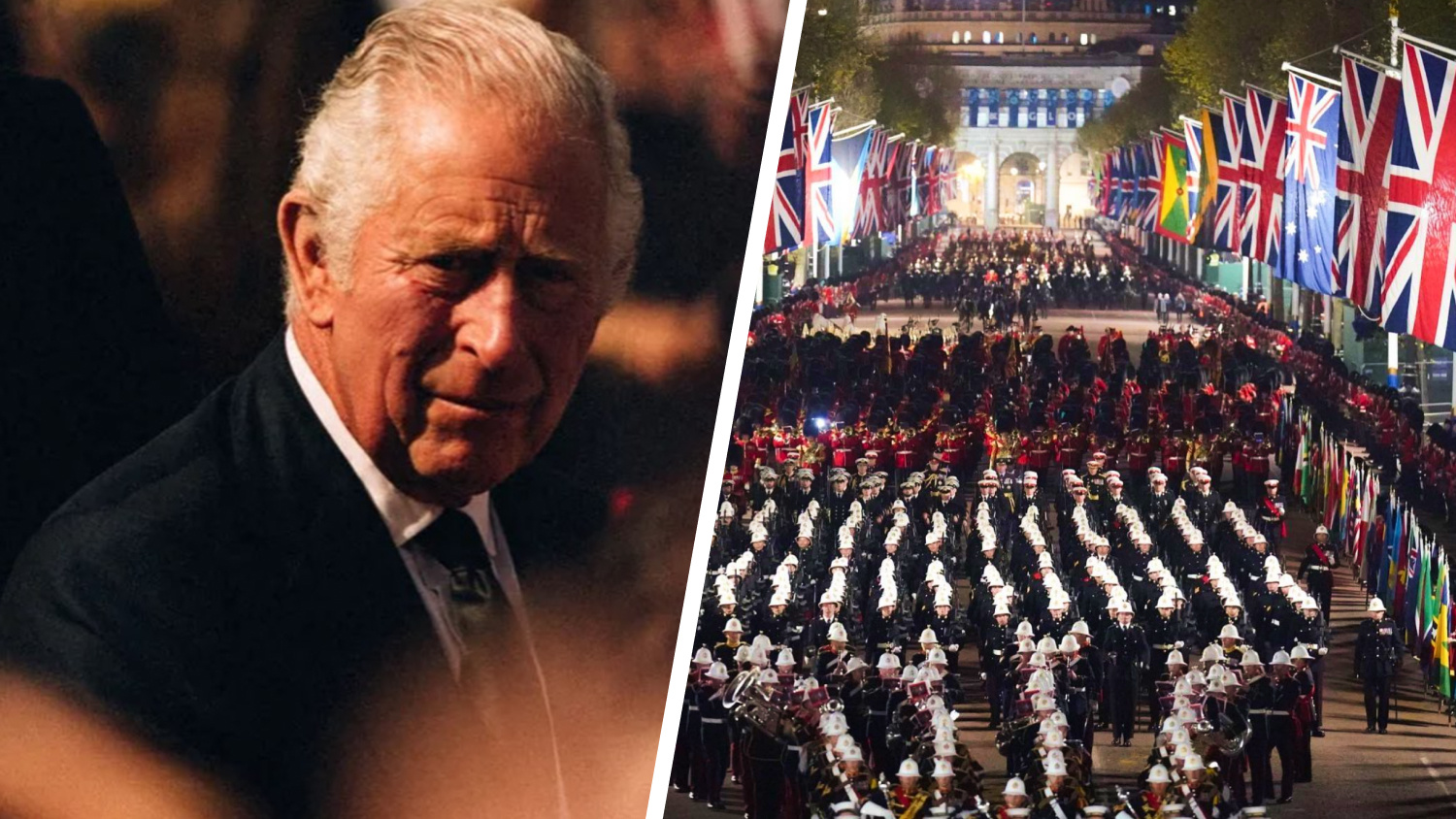 <nobr class="_">2-килограммовая</nobr> корона, парад и тысячи людей у Букингемского дворца. В Британии коронуют Карла III