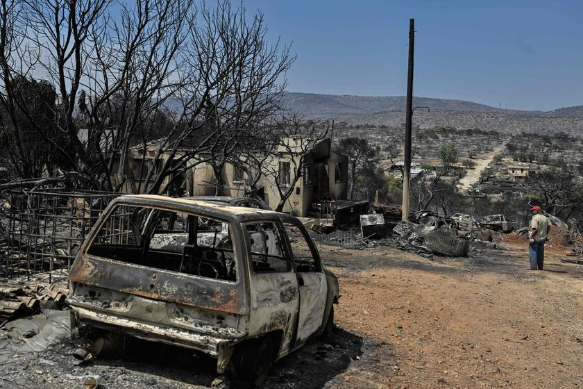 Неизвестно, насколько сильный урон нанес природный пожар Греции