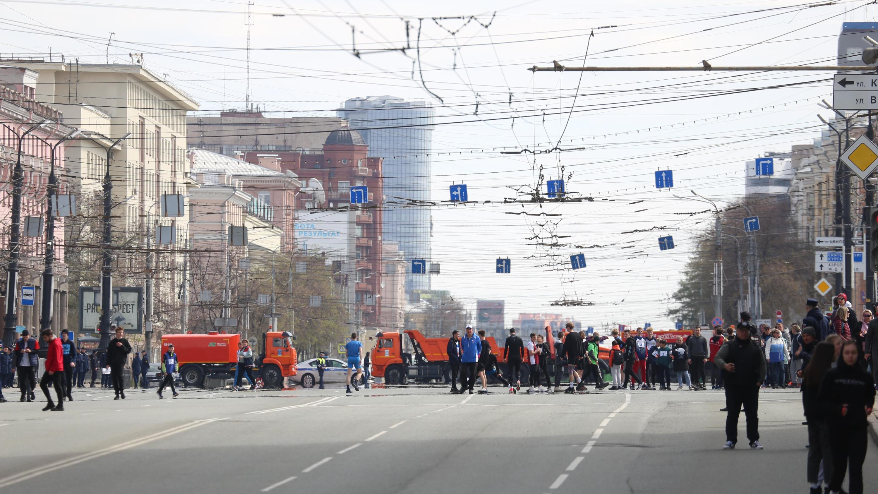 В Челябинске из-за эстафеты перекроют проспект Ленина