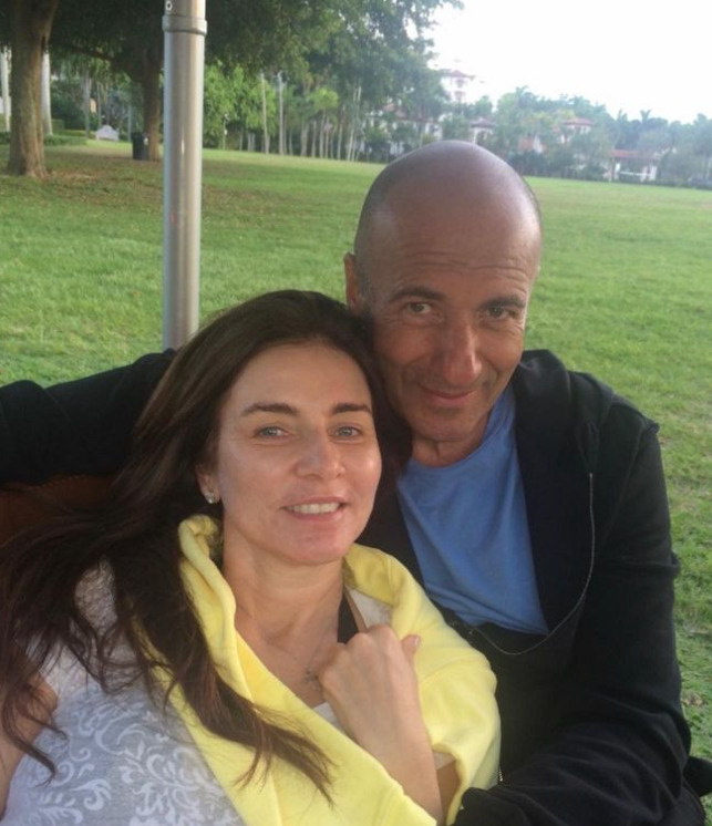 Игорь Крутой с женой Ольгой в Майами