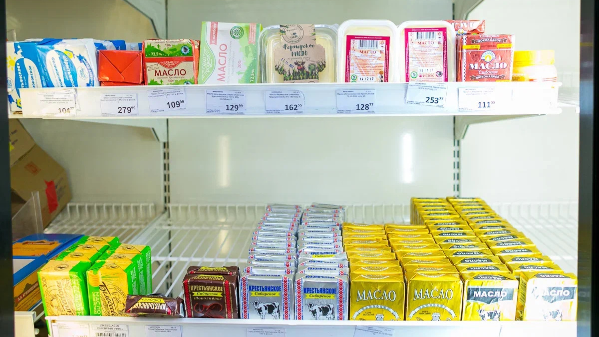 В красноярских магазинах нашли фальсификаты сливочного масла. В составе обнаружили плесень и дрожжи