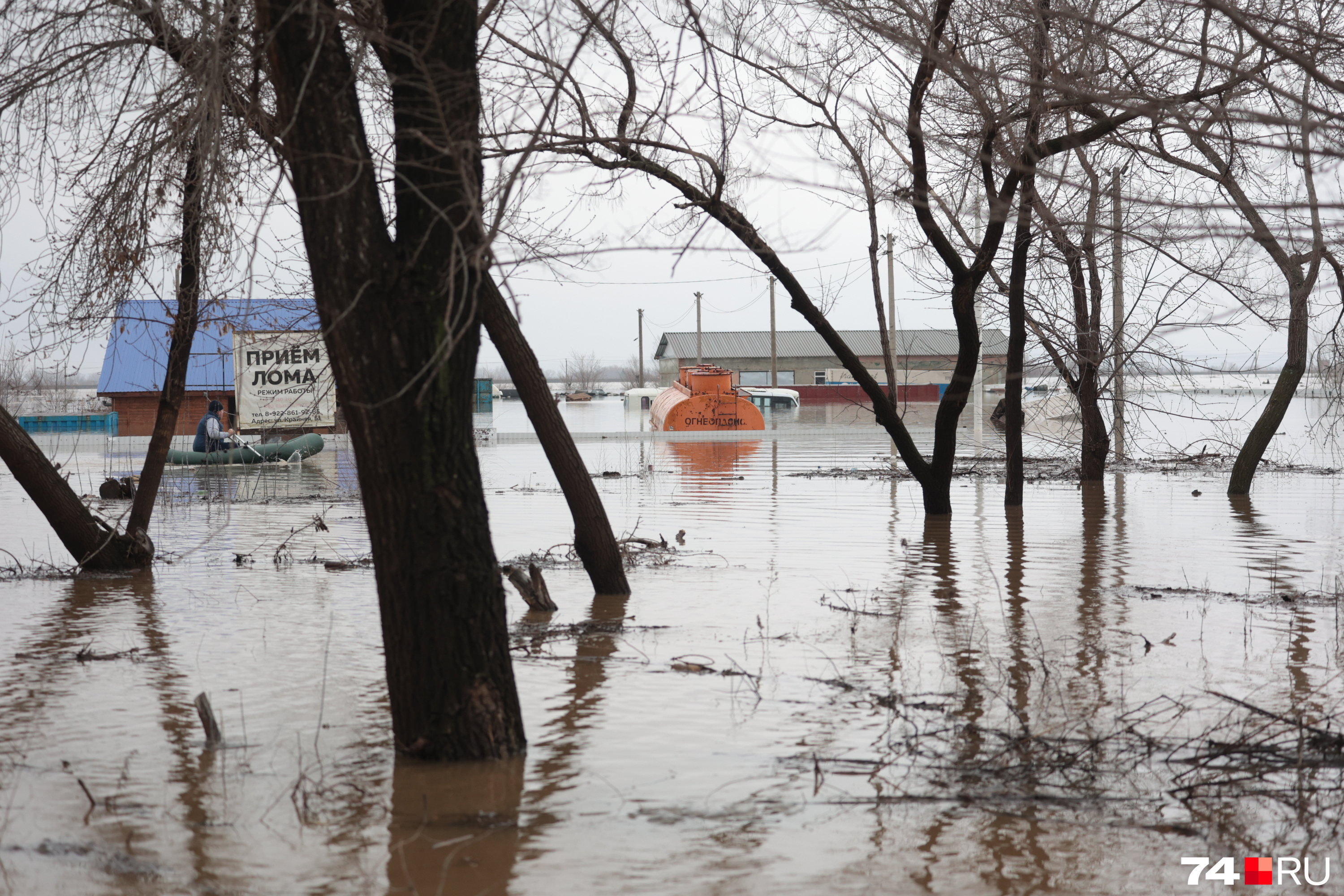 Под угрозой тысячи домов: пик паводка в Оренбургской области еще впереди