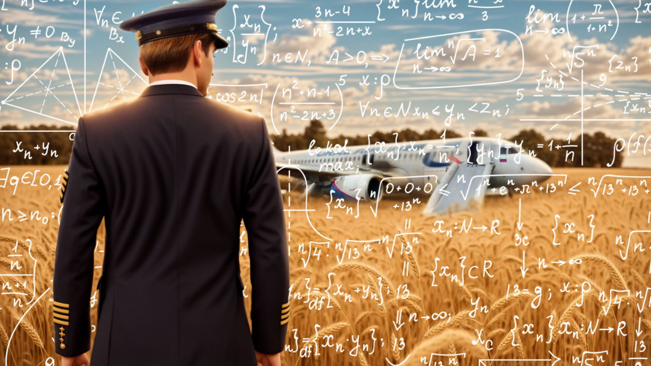 «Ты уже не самолет, а телега в воздухе»: возможной причиной посадки авиалайнера в поле назвали математическую ошибку пилотов