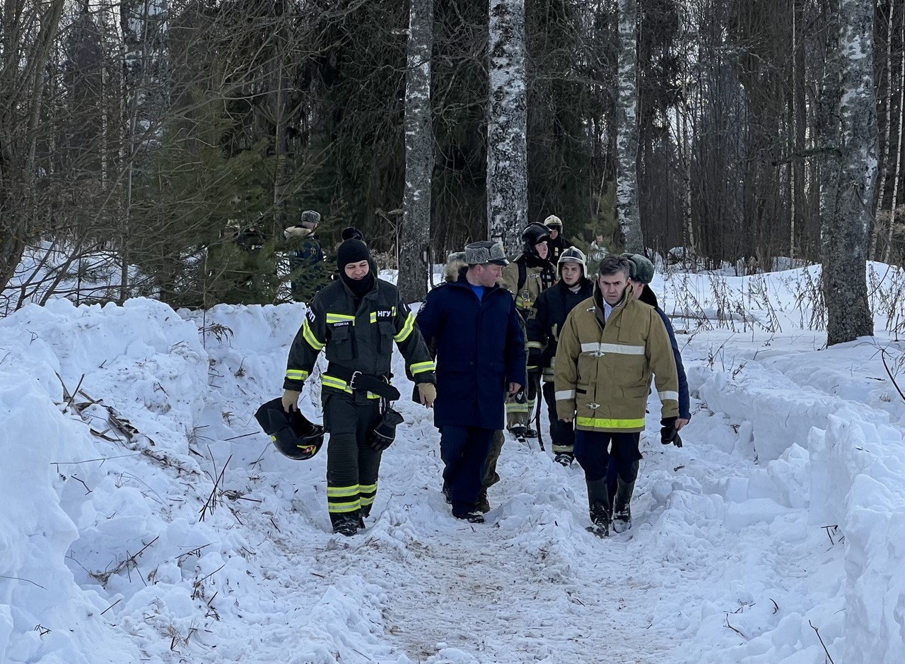 Появились первые кадры с места крушения Ил-76 в Ивановской области:  онлайн-трансляция | 12.03.2024 | Архангельск - БезФормата