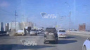 Появилось видео лобового ДТП на Димитровском мосту — водитель выехал на встречку