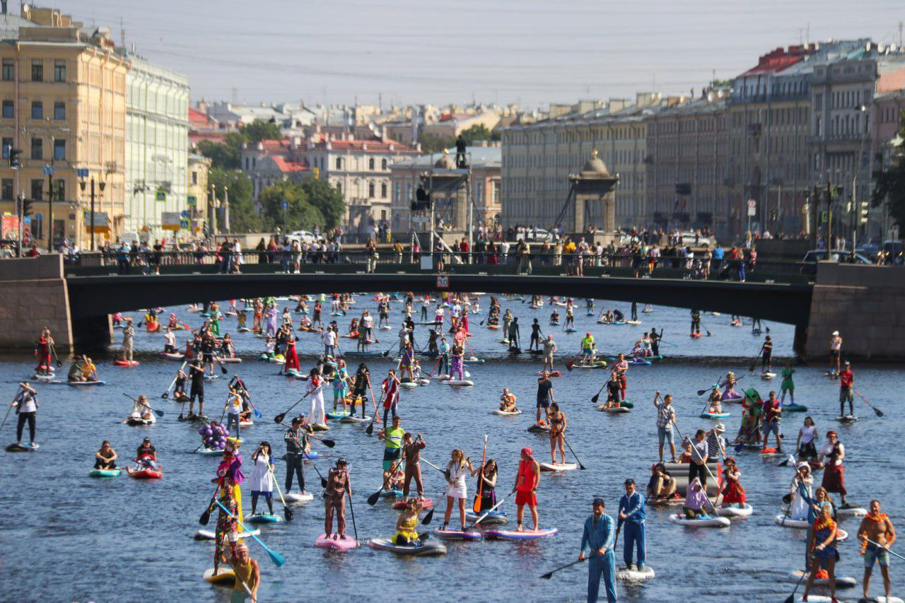 Фонтанку, Крюков Канал и Мойку перекроют в Петербурге 3 августа для фестиваля Фонтанка SUP
