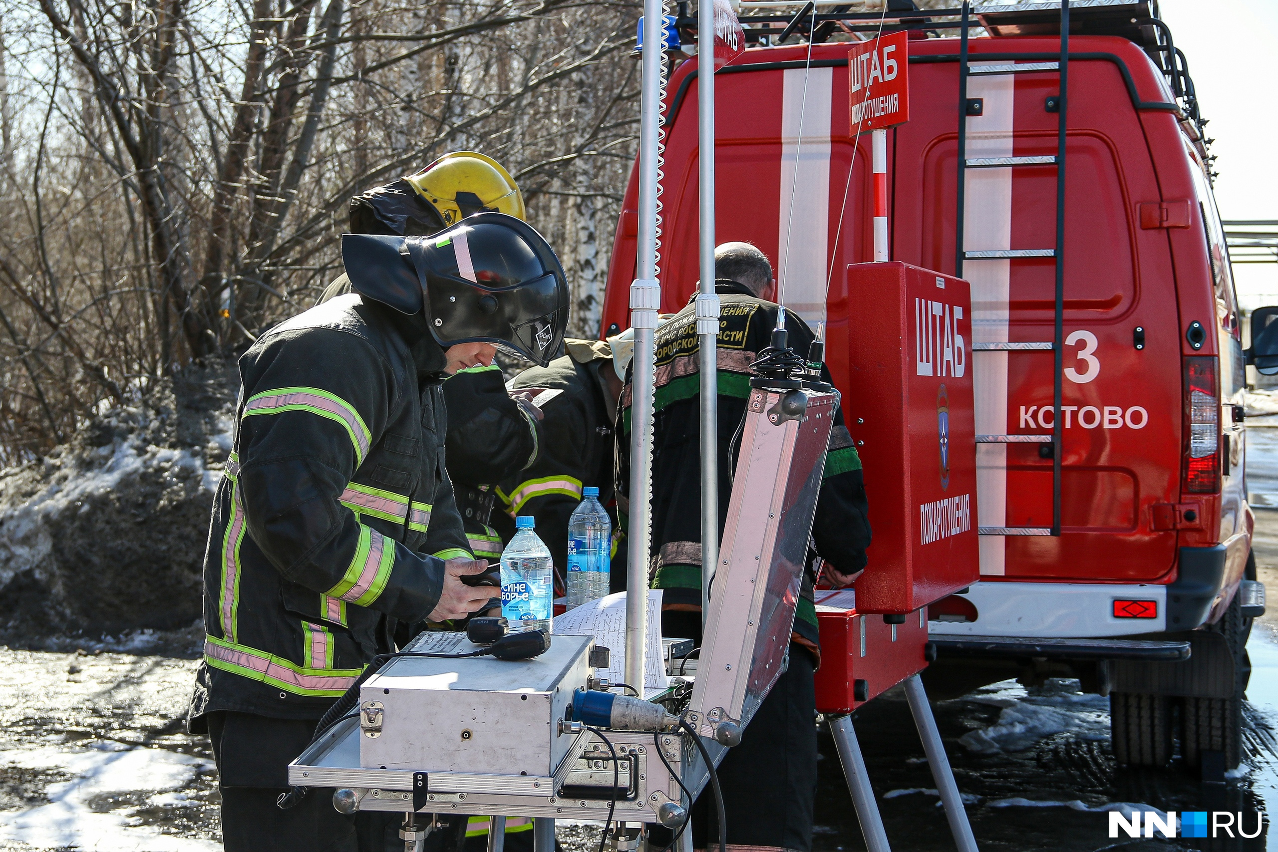Пожар на территории предприятия «Лукойл» в Кстове: в трубопроводе загорелось масло