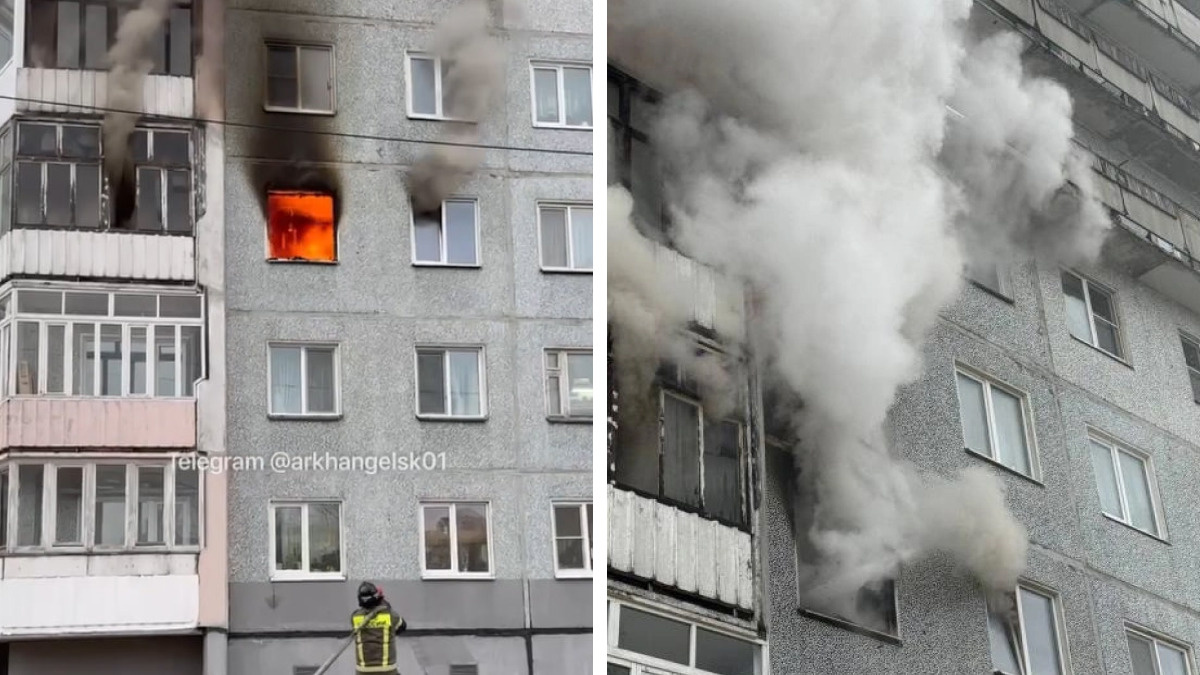 Свеча, ремонт и обои: стала известна необычная причина пожара в многоэтажке Архангельска