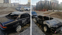 В Новосибирске сожгли автомобиль с логотипом Drift Team — видео