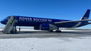 У самолета Ту-204 при посадке в новосибирском Толмачево задымилось шасси