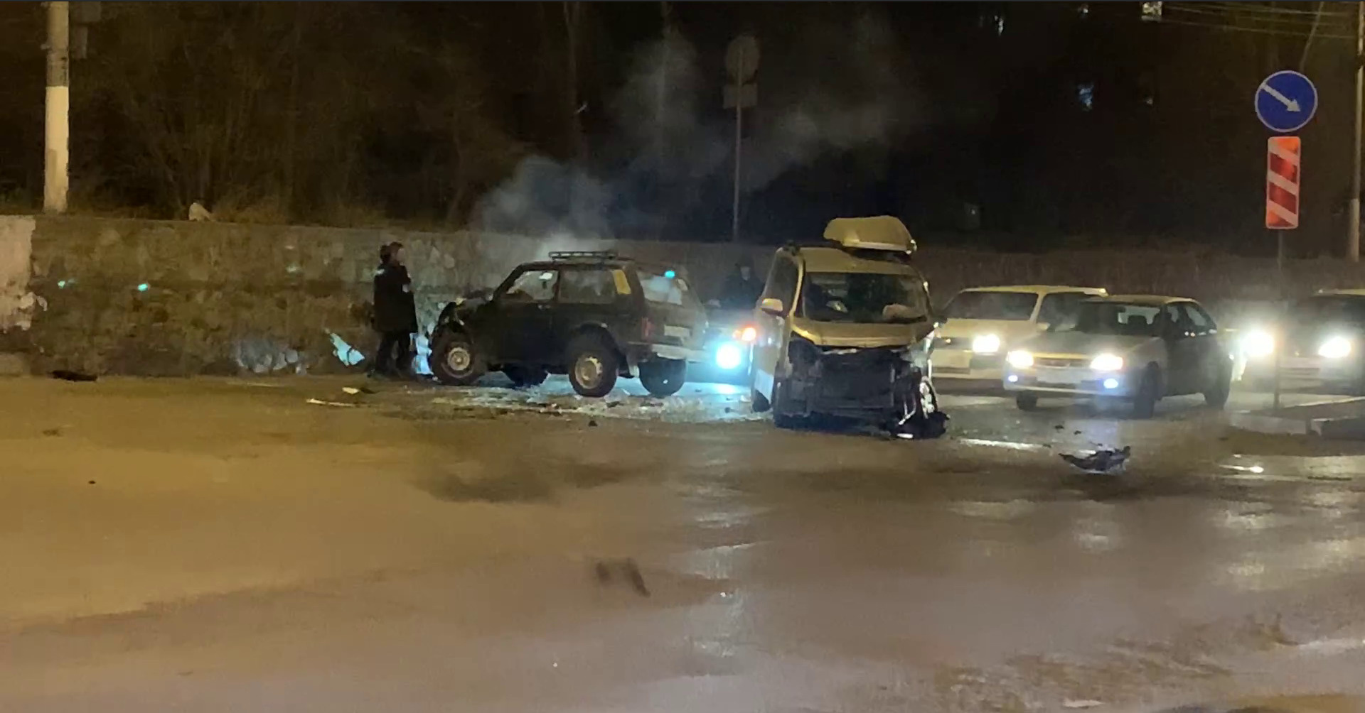 ДТП с двумя пострадавшими произошло на улице Бабушкина в Чите