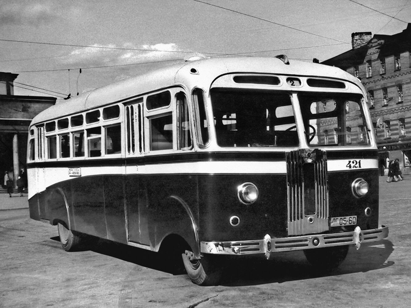 Автобус АТУЛ Л-3М. 1950-е гг.