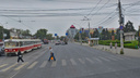 На проспекте Кирова во время движения загорелся трамвай