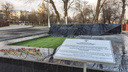 В Волгограде исчез отремонтированный памятник морякам и рабочим «Красного октября»