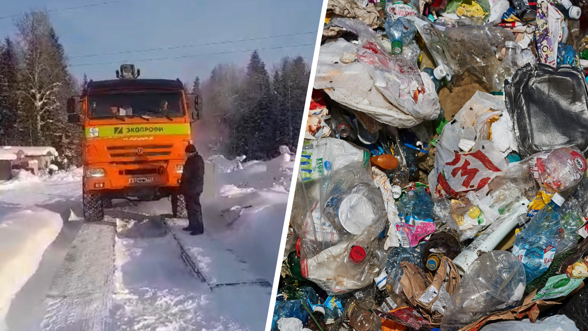 На свалку в Архангельской области запретили возить мусор: его отправили в другой округ — люди в шоке