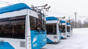 В Новосибирск привезли заключительный контрактный троллейбус — теперь их наконец 120