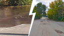 «Журчат ручьи...»: в Куйбышевском районе затопило улицу Курганскую