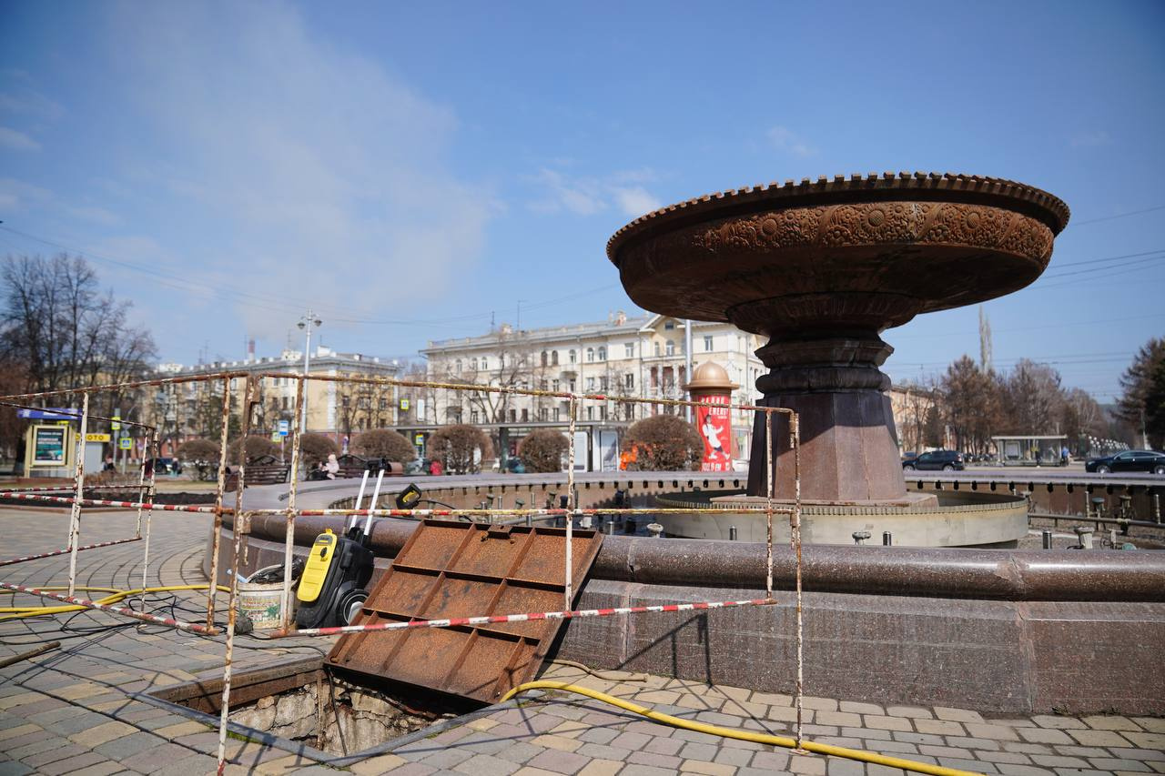 В Кемерове 14 фонтанов. Власти сообщили, когда они заработают
