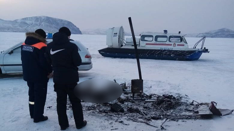 В Сибири рыбак заживо сгорел в палатке на водохранилище
