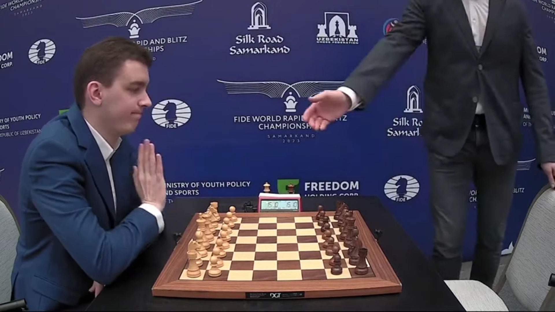 Польский гроссмейстер отказался пожимать руку шахматисту из Башкирии Денису Хисматуллину