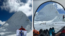 Готовился к восхождению 2 года: сибиряк покорил гору в Перу — он развернул на вершине флаг с гербом Новосибирской области