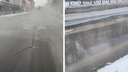 «Троицкий вздулся! Когда провалимся, неизвестно»: житель Архангельска снял на видео затопленный проспект