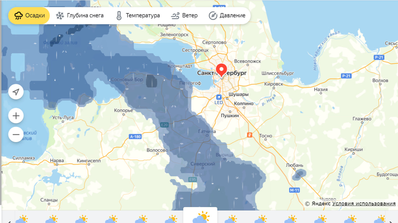 Где идут ливни и грозы — прогноз погоды в Петербурге и Ленобласти - 29 мая  2024 - ФОНТАНКА.ру