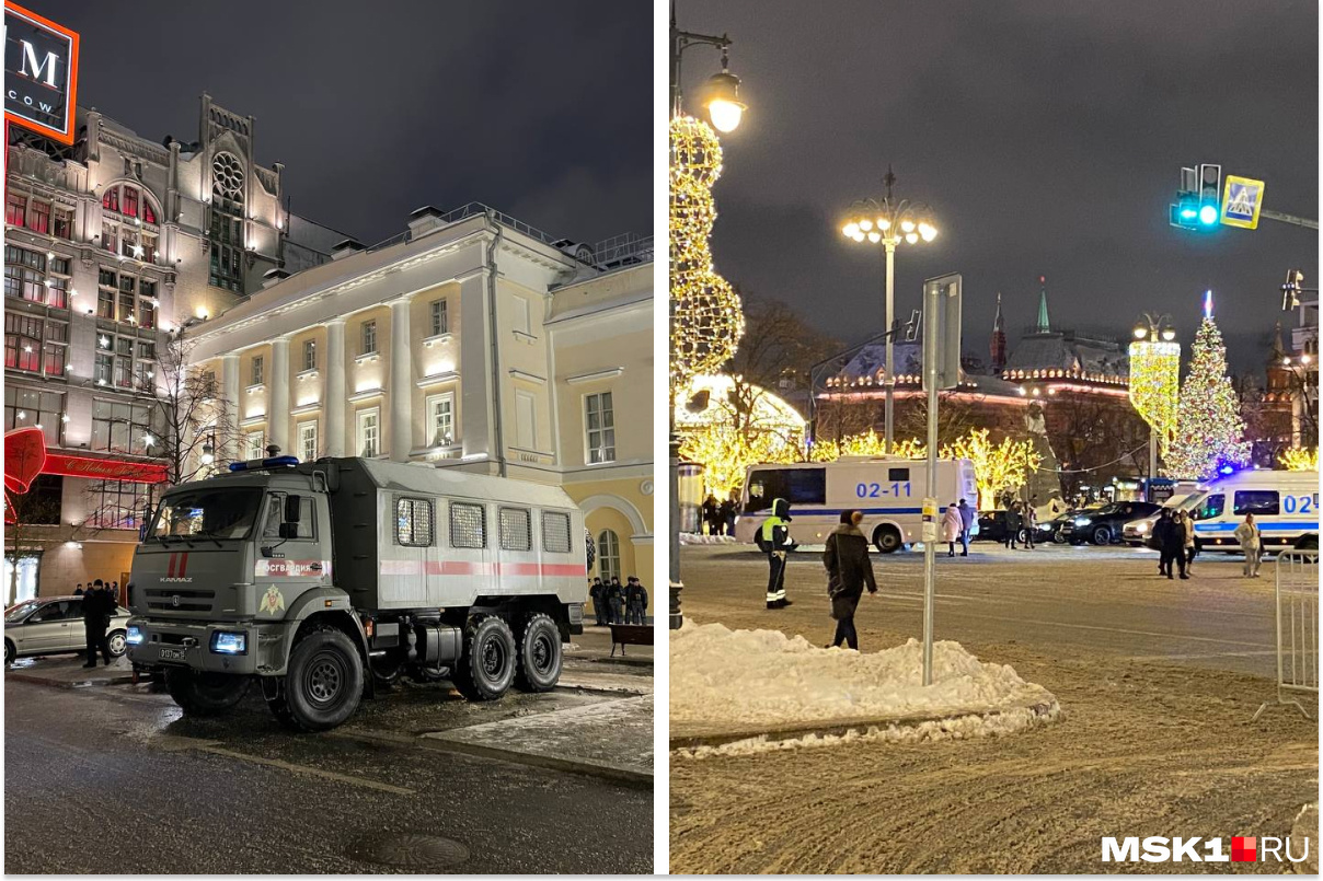 В Москве рядом с Большим театром дежурят десятки автомобилей полиции и  ОМОНа: кортеж администрации президента и посольства Узбекистана — пробки  рядом с Театральной, Тверская улица, перекрыта Петровка - 16 декабря 2023  ...