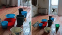 Пол поменяли, он снова промок: видео из новосибирского общежития, в котором осенью сносило крышу