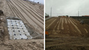 Строители насыпали 16 тысяч тонн песка на первую опору Октябрьского моста — как она сейчас выглядит