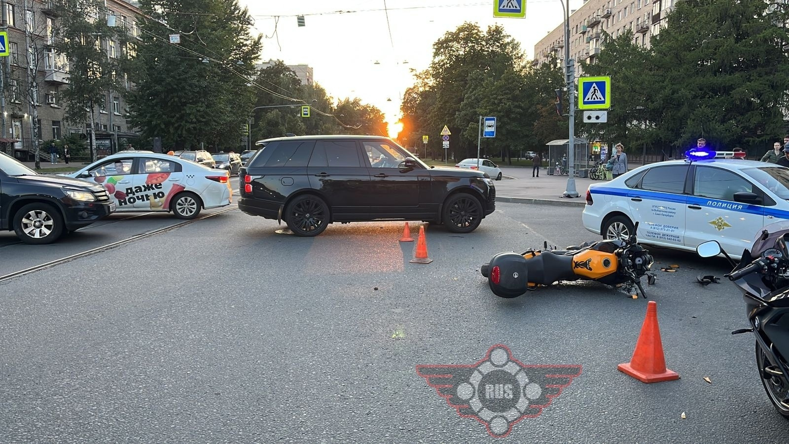 В Петербурге за вечер госпитализировали трех байкеров - 29 августа 2023 -  ФОНТАНКА.ру