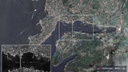 Вчерашний парад кораблей во Владивостоке было видно с орбиты планеты — фото