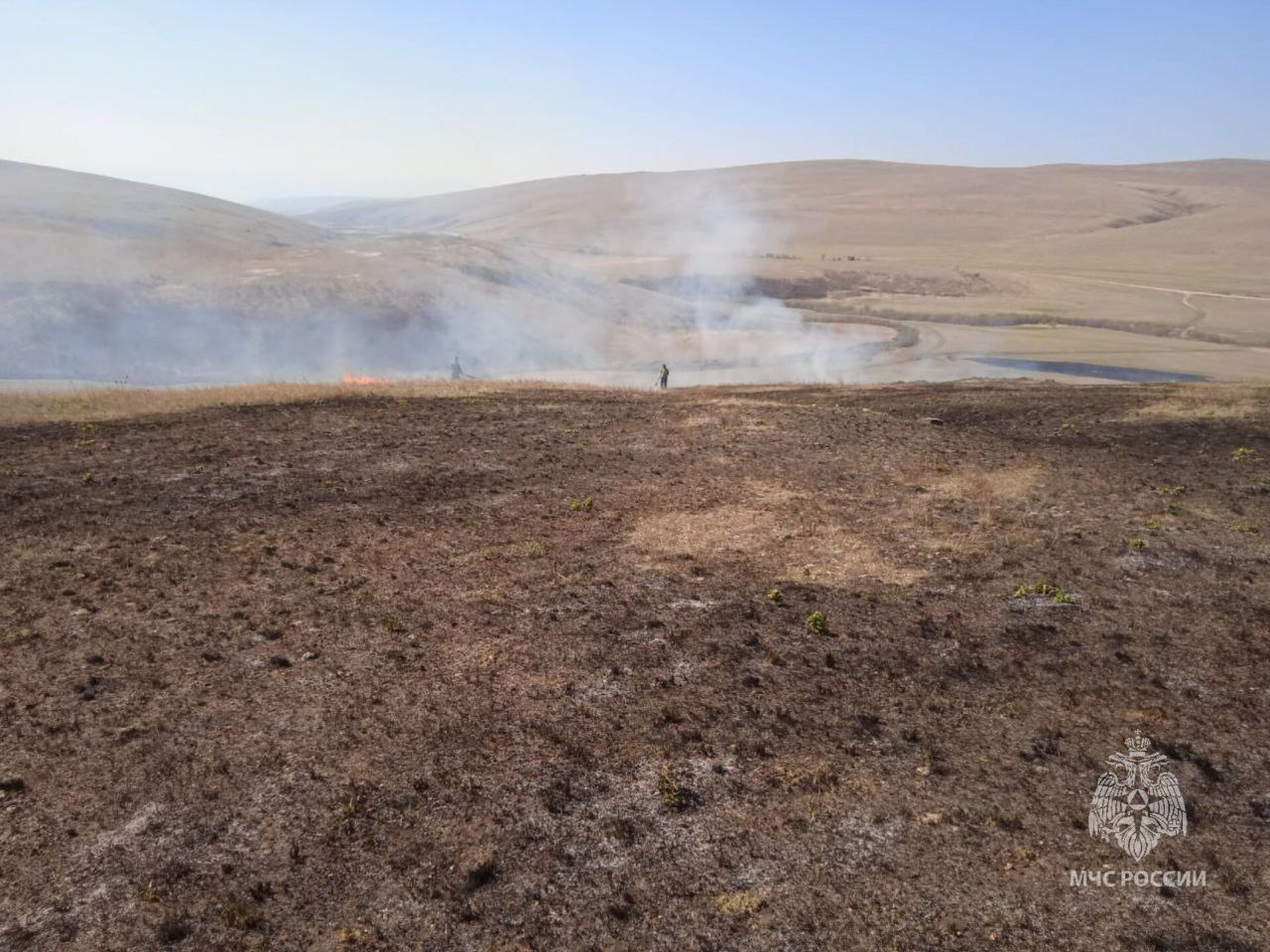 Пожарные спасли от огня чабанские стоянки в Оловяннинском районе Забайкалья