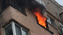 В центре Самары сгорел мужчина: видео