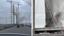 Что загорелось на стройке четвертого моста в Новосибирске? Ответ от МЧС