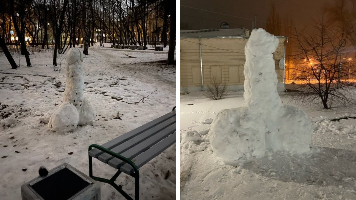 «Снежные члены шагают по стране». Как жители и власти борются с пикантными снеговиками в разных регионах России