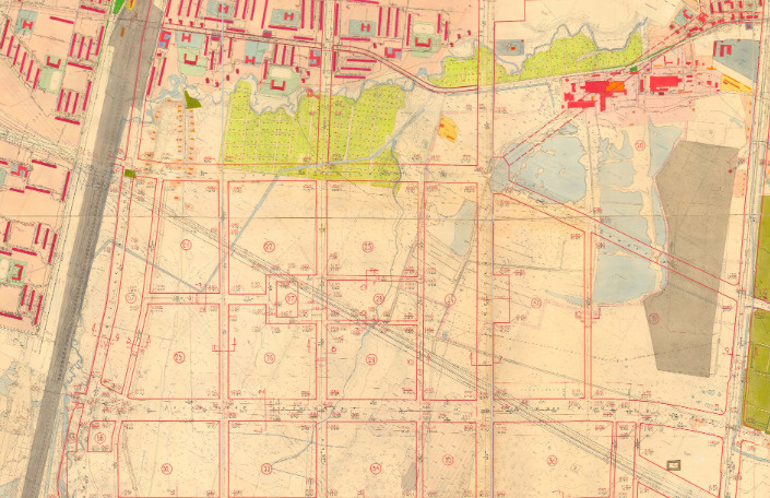 Проект детальной планировки р-на южнее Волковки, 1969 г. 