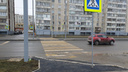 На улице Бурова-Петрова пешеходный переход больше не упирается в газон