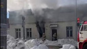 Пожар на проходной: на Чкалова загорелось здание ТТУ