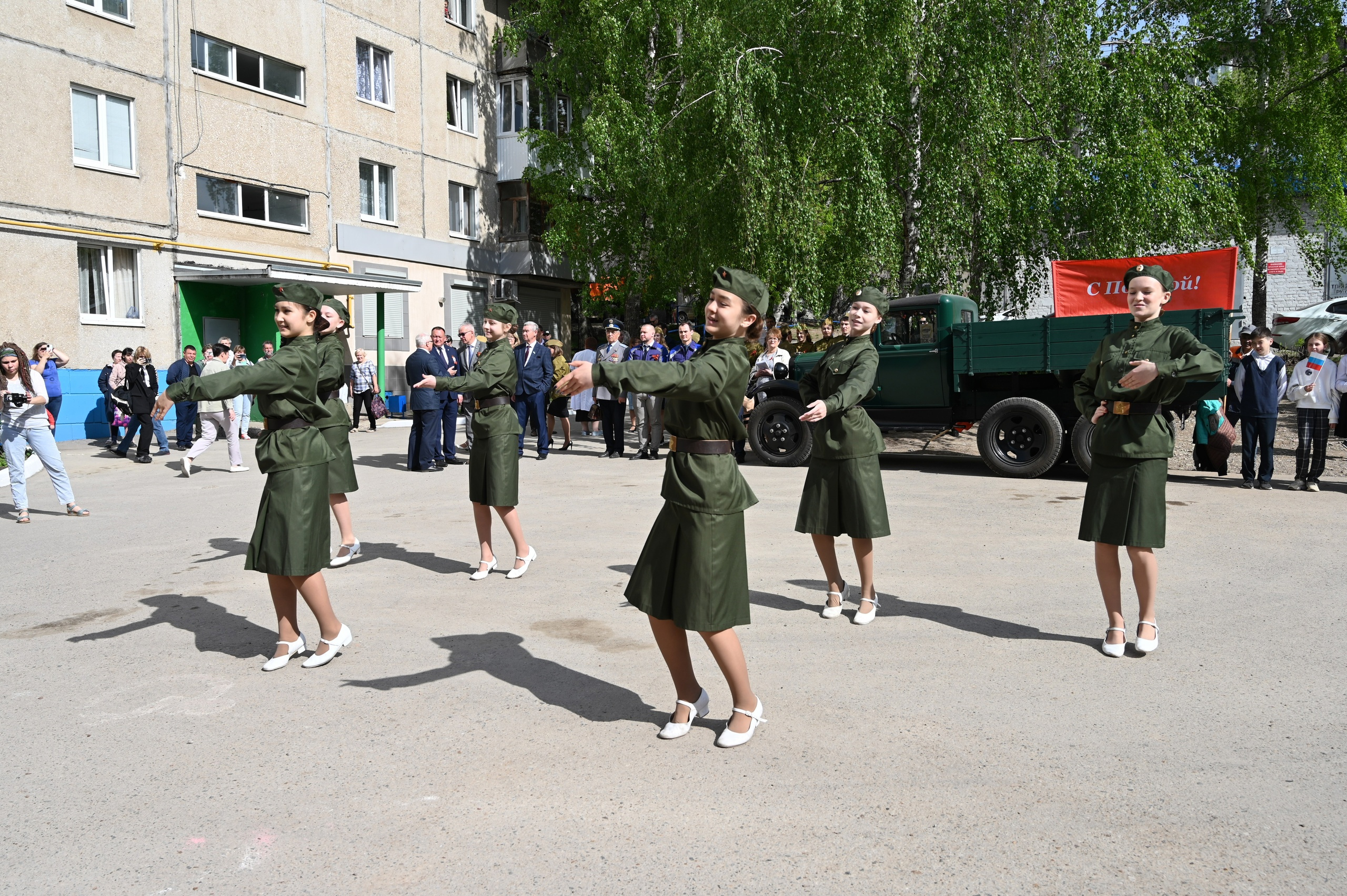 Праздник прошел в одном из дворов