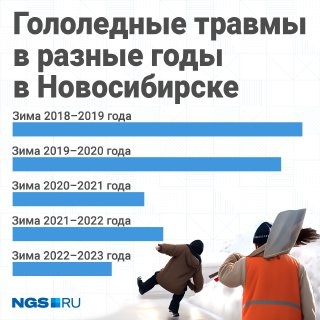 Сезонная статистика травмпунктов Новосибирска в наглядной форме. С чем связано ее двукратное падение в 2020–2021-м, остается загадкой