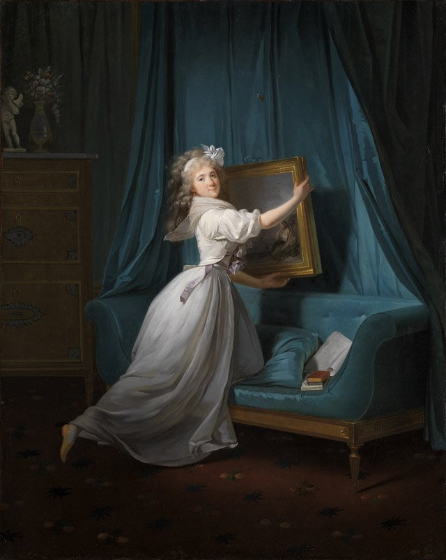 Розали Дютэ, портрет работы Анри-Пьера Данлу