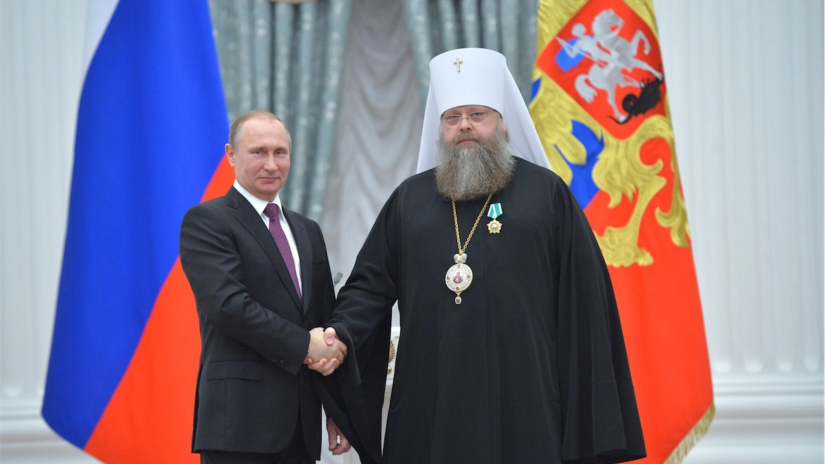 Путин наградил митрополита Ростовского орденом «За заслуги перед Отечеством»