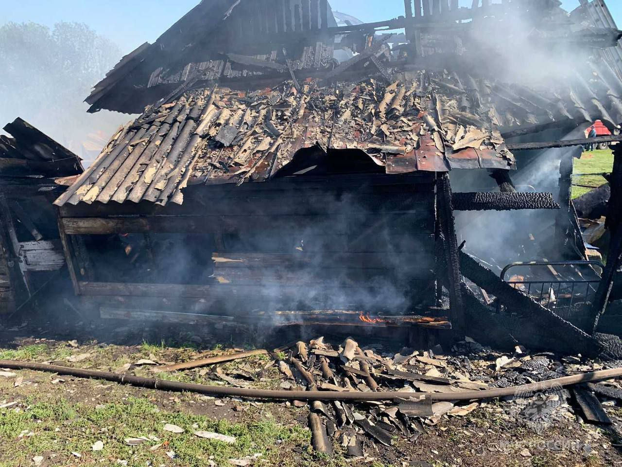 В Починковском районе пенсионерка сгорела в собственном доме