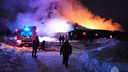 В Архангельске крупный пожар: спасатели сообщают о проблемах с водой
