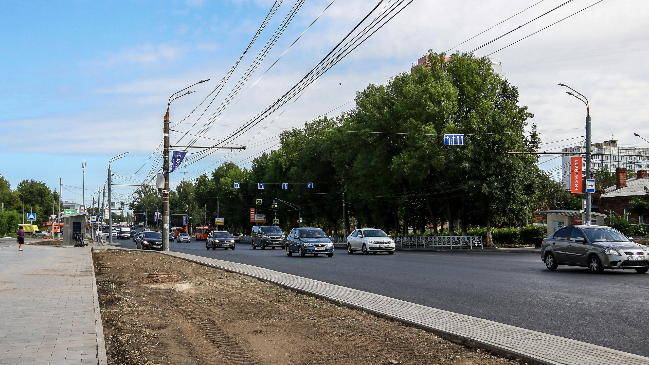 На одной из самых загруженных улиц в Нижнем Новгороде изменили схему движения