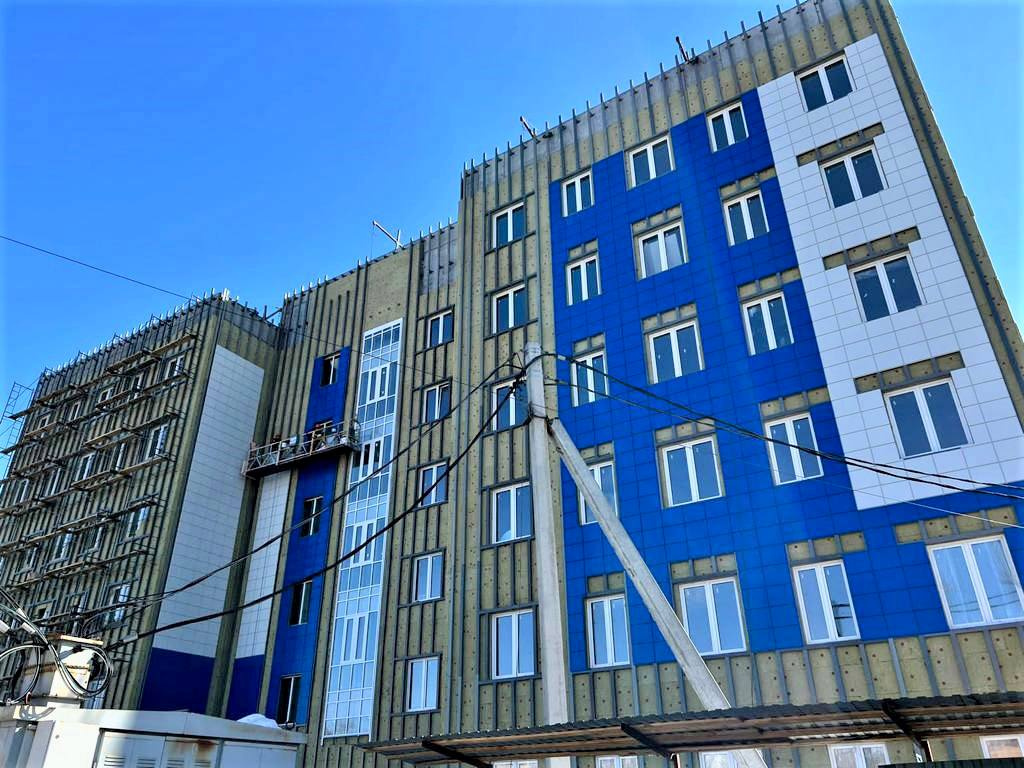 Поликлиника № 2 в Октябрьском районе завершена на 67% Поликлиника № 2 в Октябрьском районе завершена на 67%